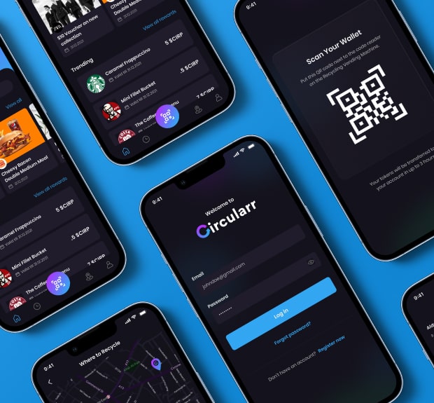 The illustration of Circularr blockchain project