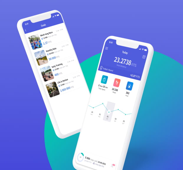 Interfaces of FitnessChain application