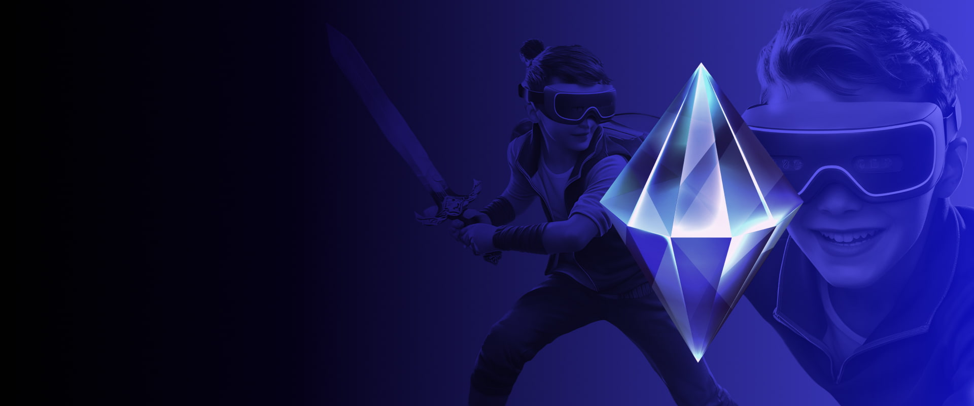 AR game development services background