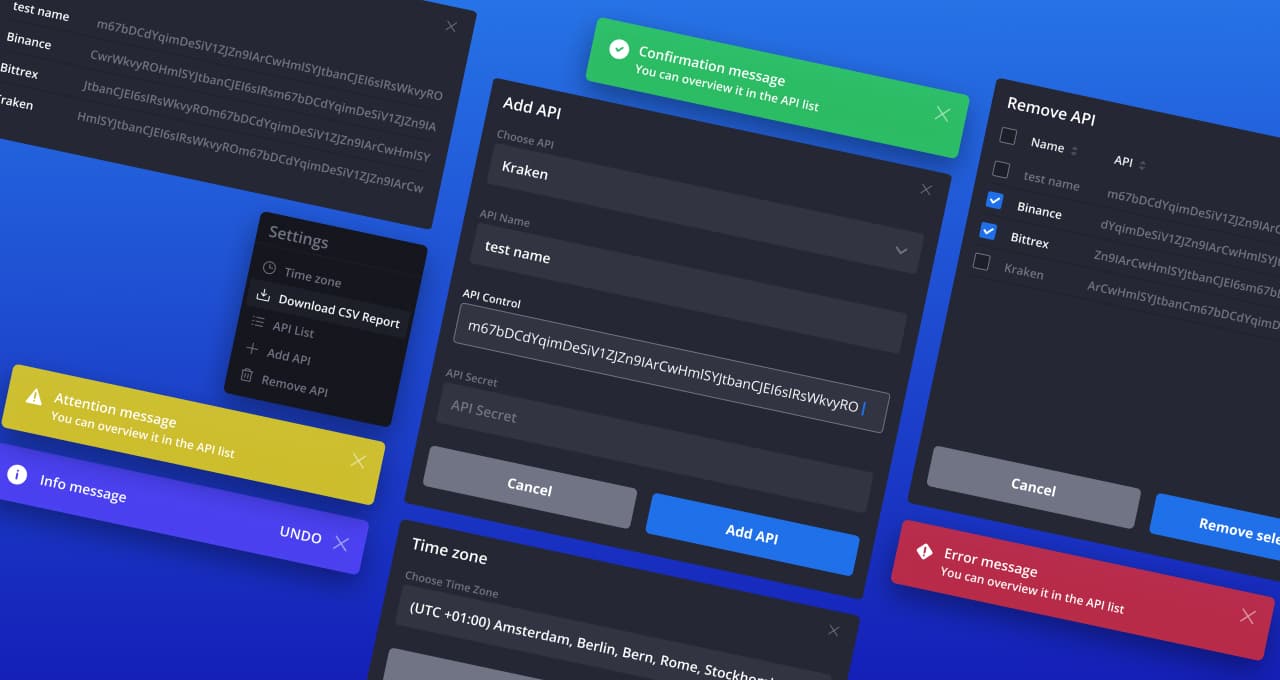The screen of the main page of Arbitrage Bot on a laptop and tablet