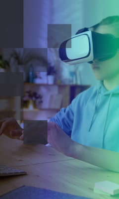 An example of VR/VR in education