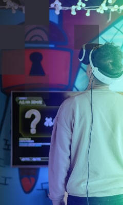 An example of VR/VR in gaming