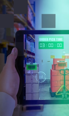 An example of VR/VR in logistics