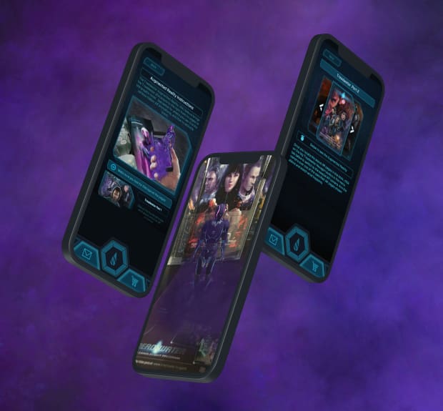 Tradewater AR, an AR mobile app for Treadwater graphic novel