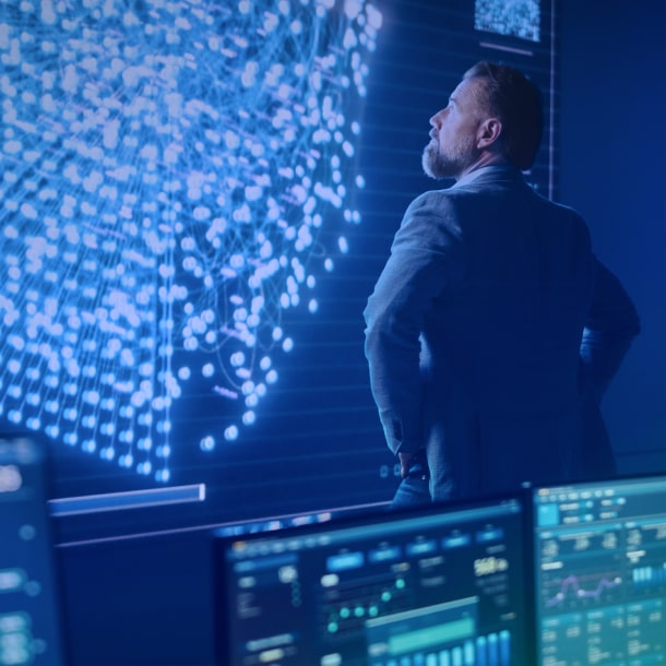 People discussing AR, VR, and MR in the office room