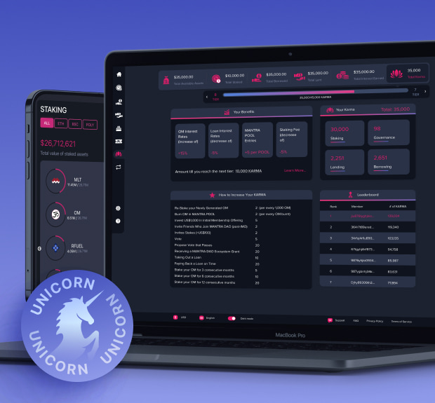 The illustration of Community-governed DeFi platform project