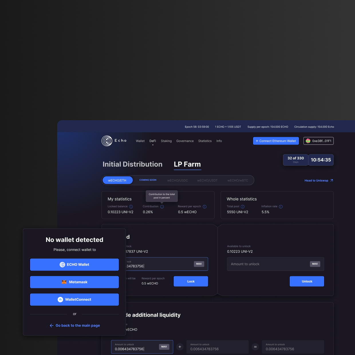 echo DeFit case preview