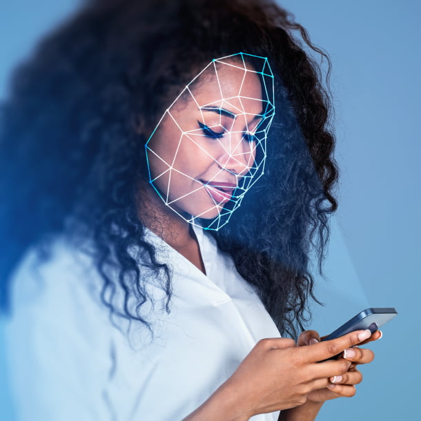 Biometric authorization solution scanning a human face