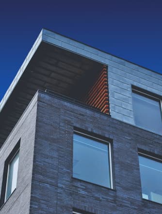 Top floors of a bricks building