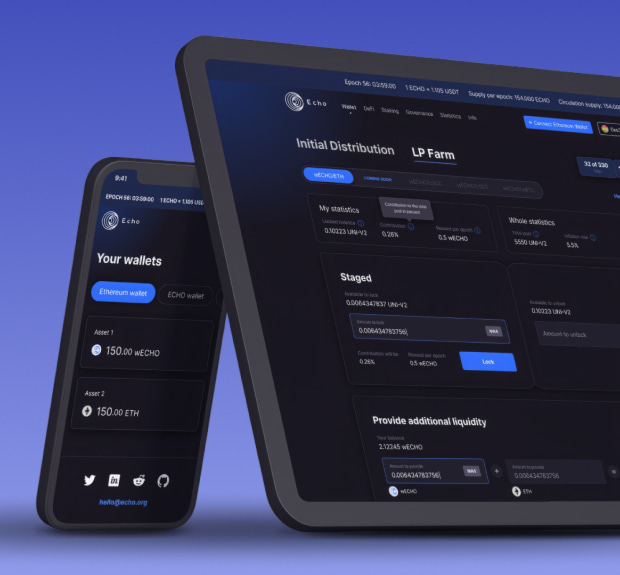 The illustration of Ecosystem with DeFi-styled bridges project
