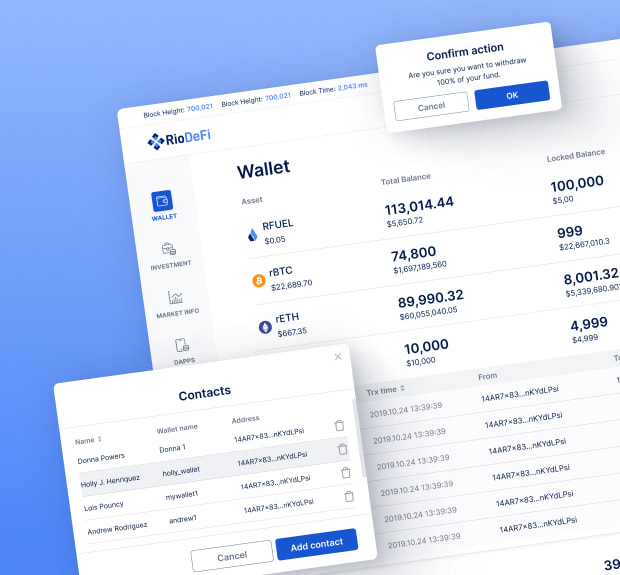 The illustration of DeFi ecosystem