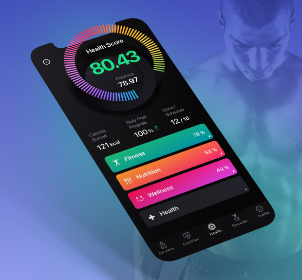 The illustration of Blockchain-based app for managing health data project