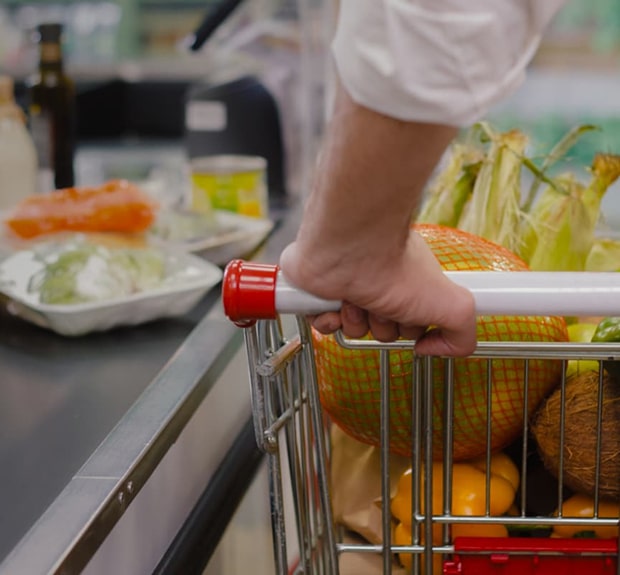 The illustration of AI-driven shared grocery shopping assistant project