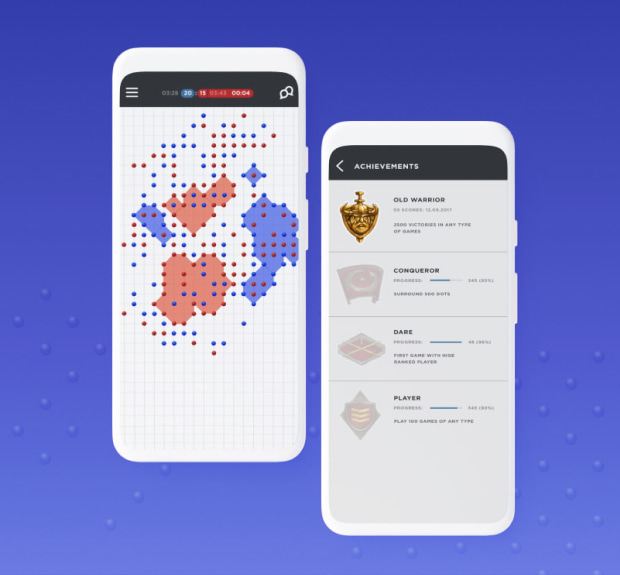 The illustration of Social gaming platform project