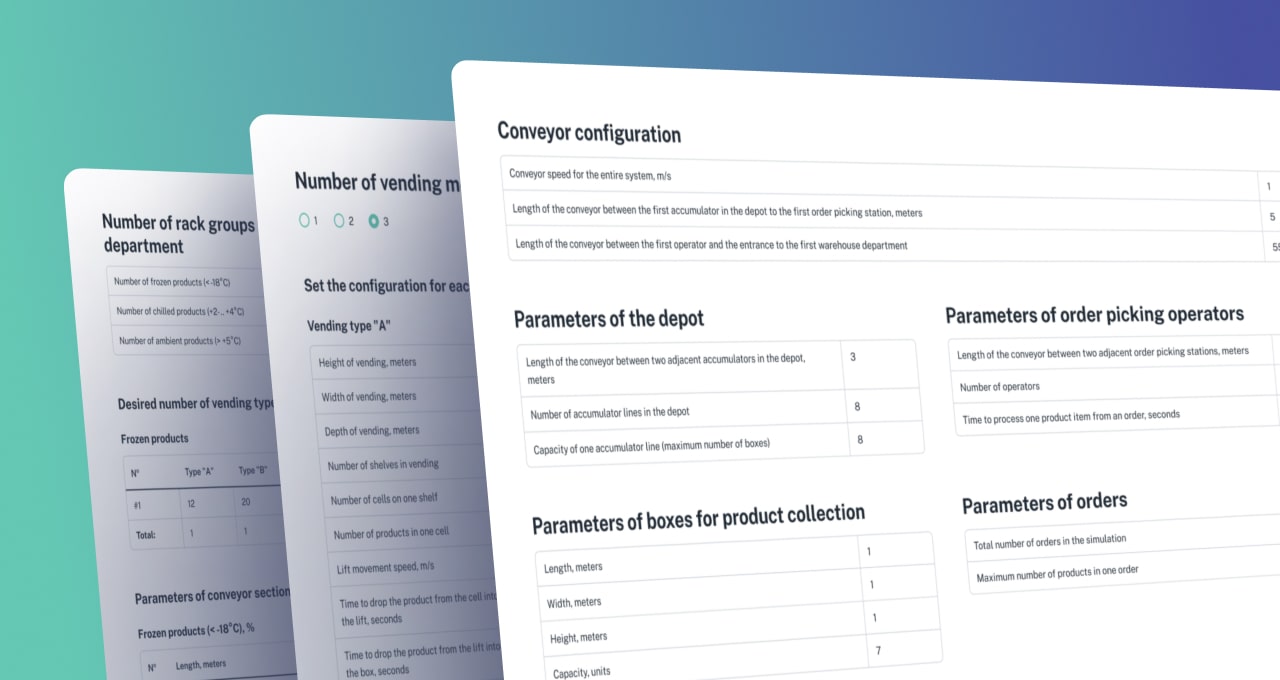Warehouse visualization model