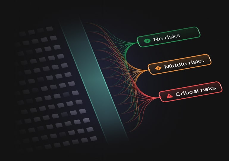 KYT collecting and analyzing data and metadata across crypto assets