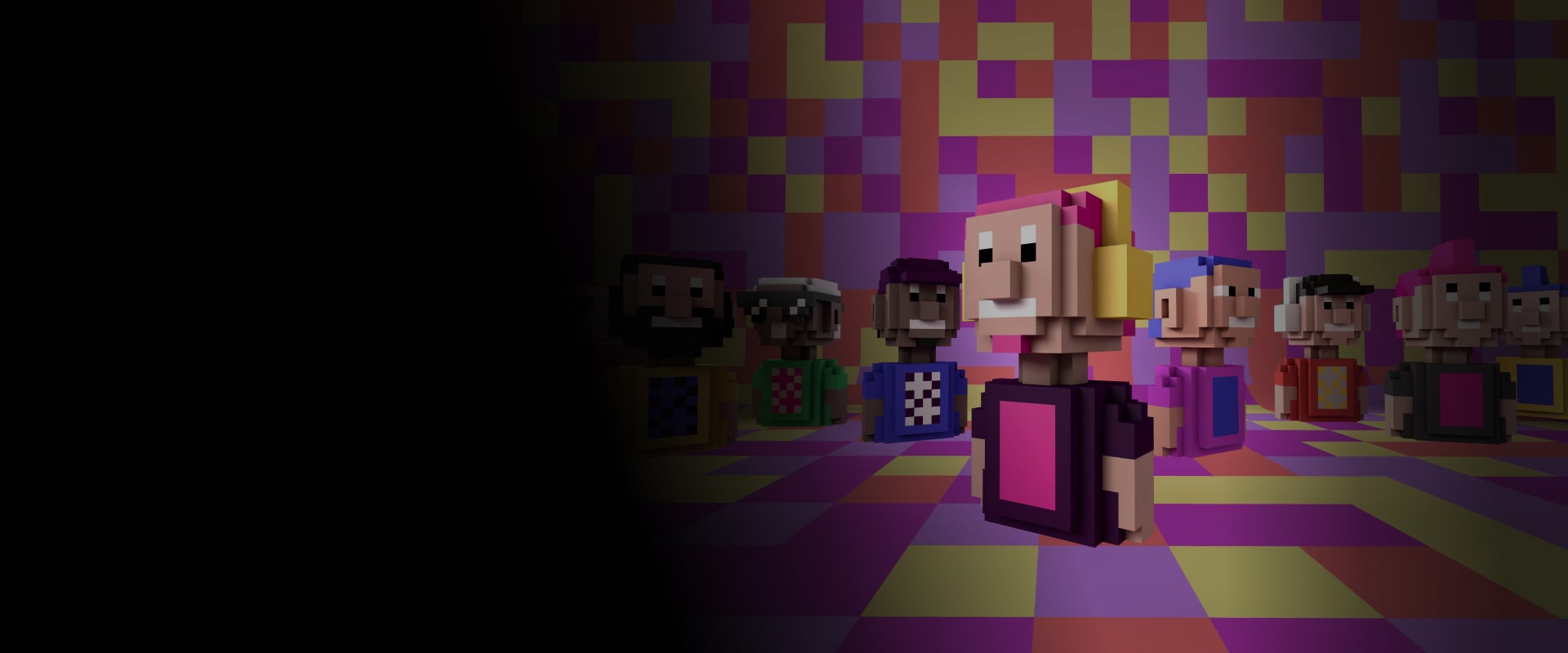 NFT gaming platform development services background