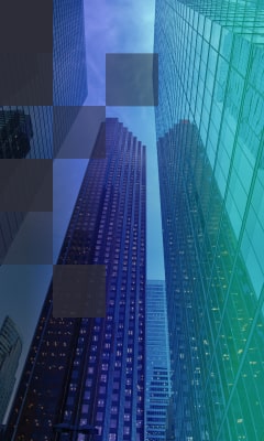 A view of skyscrapers