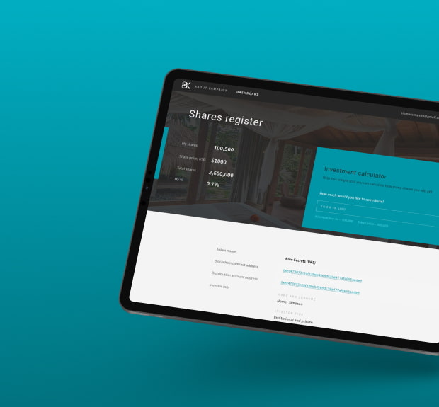 Resorts STO, security token offering platform and ecosystem