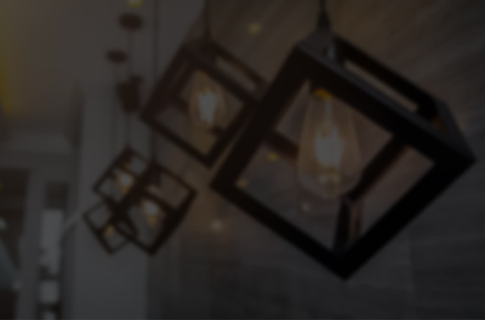 lamps on the background of the wall