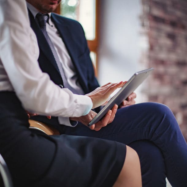 A person provides consultation on software development for the logistics and transportation industry