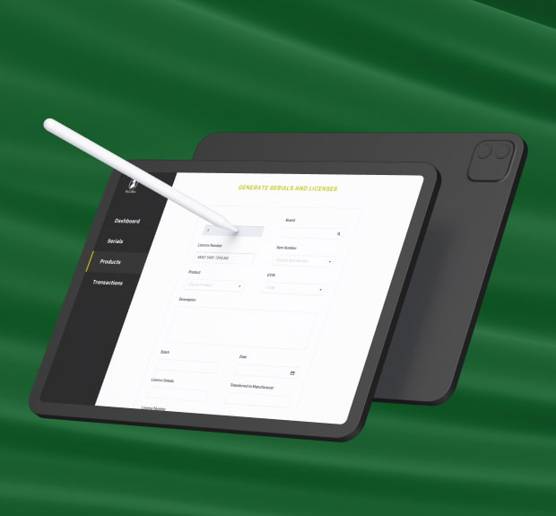 The UI of Blockverify, the blockchain supply chain and anti-counterfeit solution