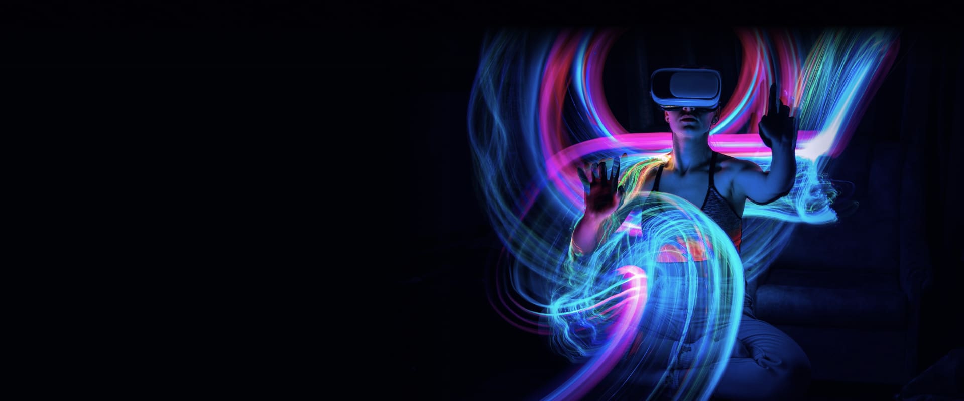 Professional VR development services background