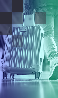 travelers exploring scenic mountain trail