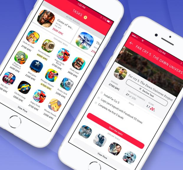 The illustration of Web3 gaming platform with safe in-game wallet project